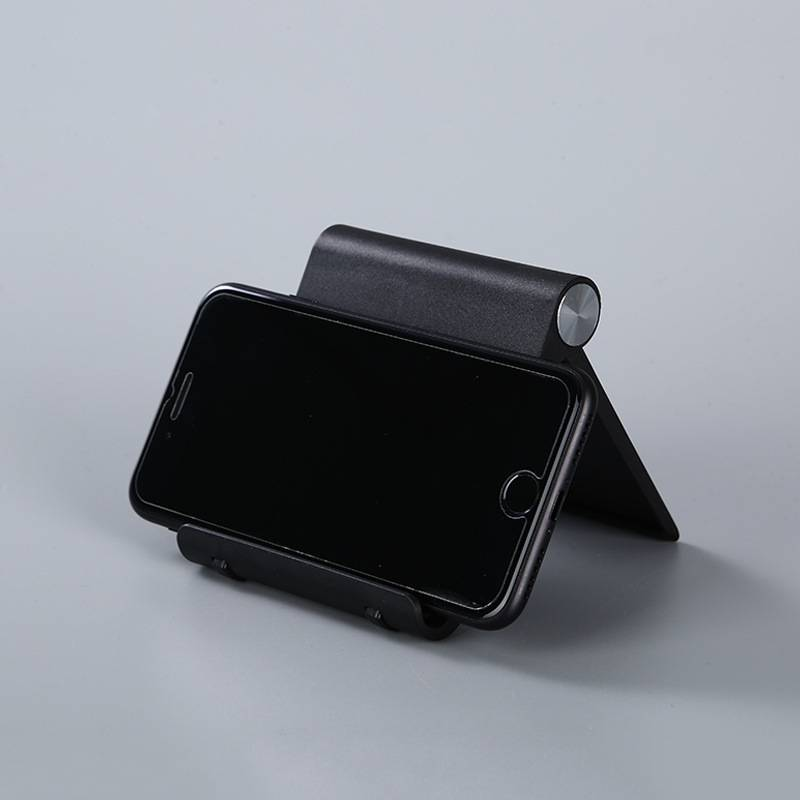 Mobiltelefonholder til bordtelefonholder Foldbar bærbar justerbar kontorbord rejsetilbehør, sort_voghion.com