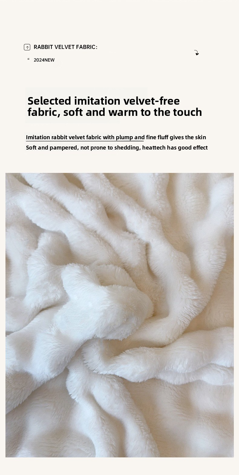 Bubble Fleecedecke – Ultraweicher Milchsamtüberwurf für Bett, Sofa und Büro, leichte Ganzjahresdecke aus 300 g/m² Polyester_voghion.com