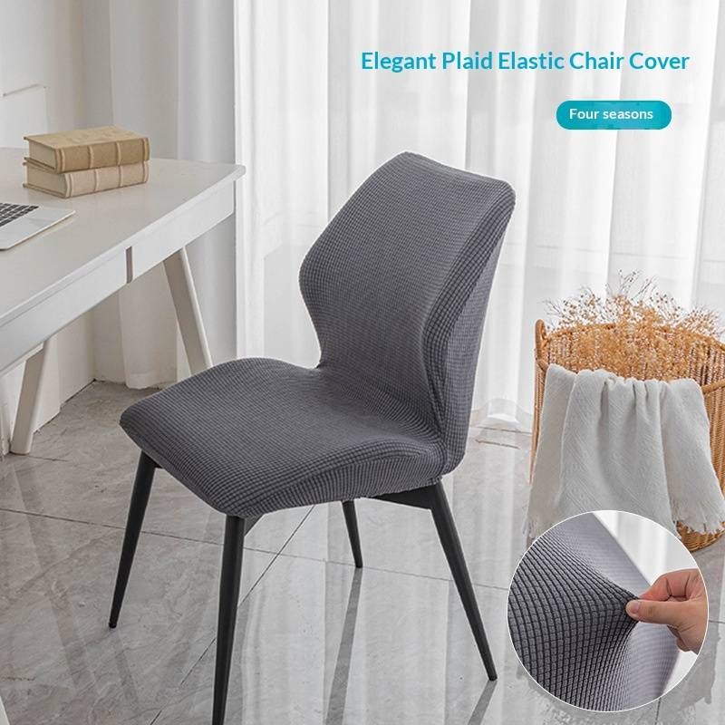 Fodera per poltrona Wingback – Fodera in poliestere elasticizzato con impugnatura antiscivolo, colori moderni e solidi (mais, viola, blu denim e altri)_voghion.com