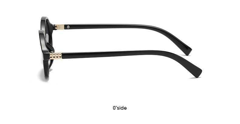 Jett 9432 Zhang Yuanying same style Oval small frame sunglasses retro Korean plain anti-blue light glasses can match myopia_voghion.com