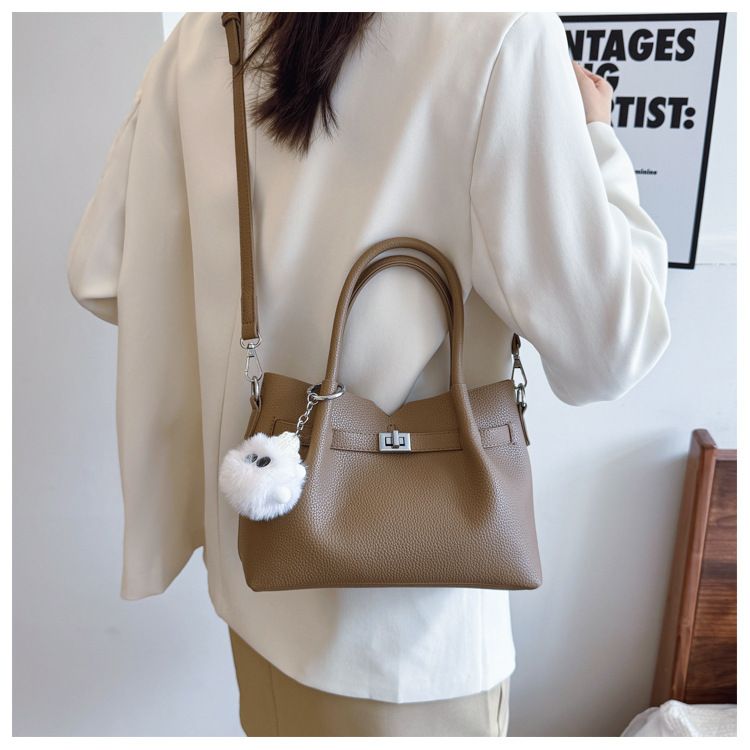 Borsa a secchiello personalizzata alla moda per donna, borsa a tracolla sottobraccio, borsa a mano casual da pendolare_voghion.com