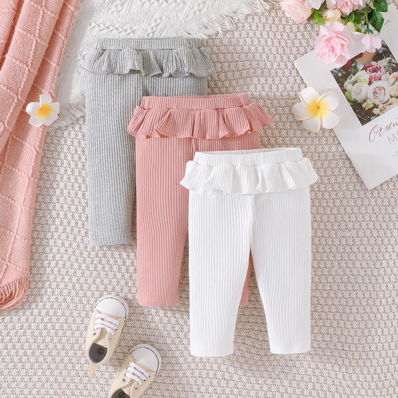 Mother&Kids Boys and girls baby pants three three-color combination casual pants set_voghion.com