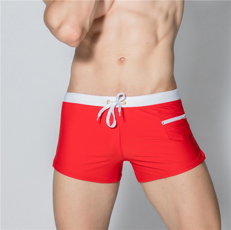 Calção de banho masculino de secagem rápida com bolsos frontais - Proteção solar FPS 50+ para praia e piscina (calção de banho com 12,7 cm de comprimento interno, preto/azul/azul-marinho)_voghion.com