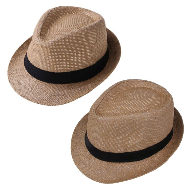 Neu eingetroffen Baby Mädchen Jungen Kinder Hautfreundliche Sommerhüte Cap Strand Outdoorsport Stroh Sonne zum Schutz_voghion.com