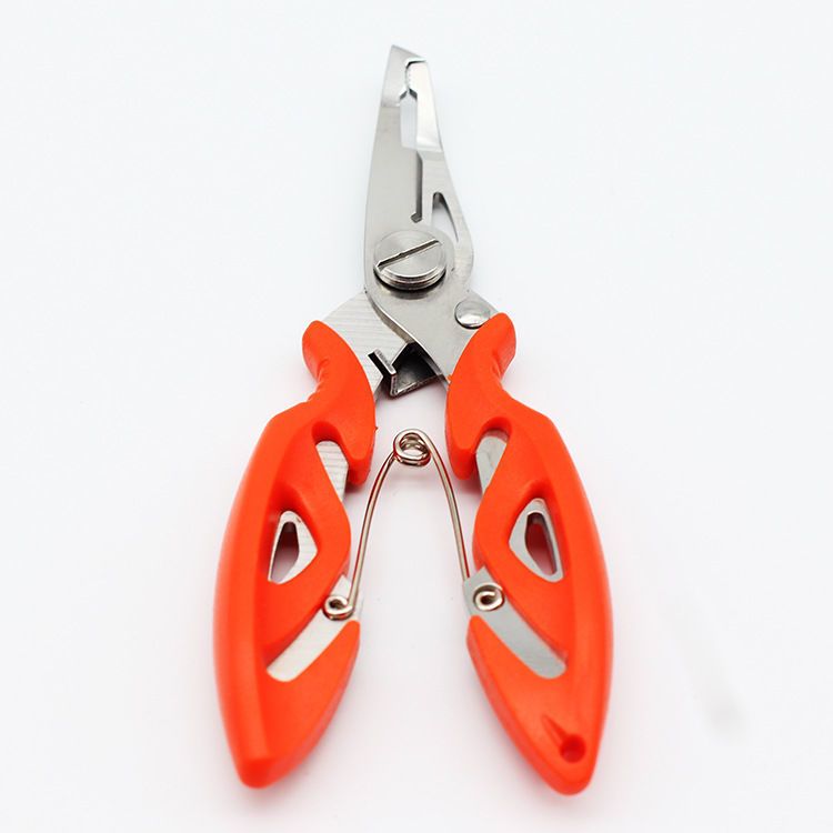 Stainless Steel Curved Mouth Multi-Functional Lure Fishing Fish Control Tool Powerful Horse Line Scissors Hook Tying_voghion.com