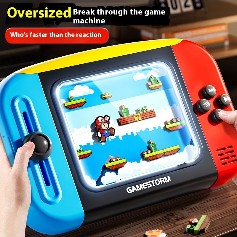 Handheld game console nostalgic old-fashioned electronic Mary children's mini puzzle boy and girl eye protection toy_voghion.com