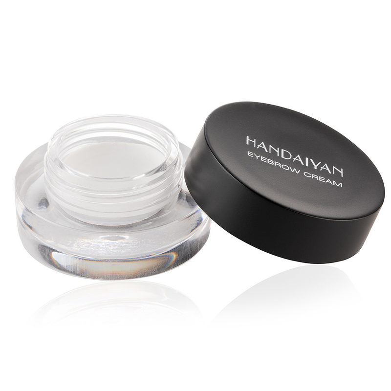 Coloré sourcil teinte pommade Gel rehausseur cosmétiques sourcils crème avec Kit de brosse rouge violet gris couleur_voghion.com