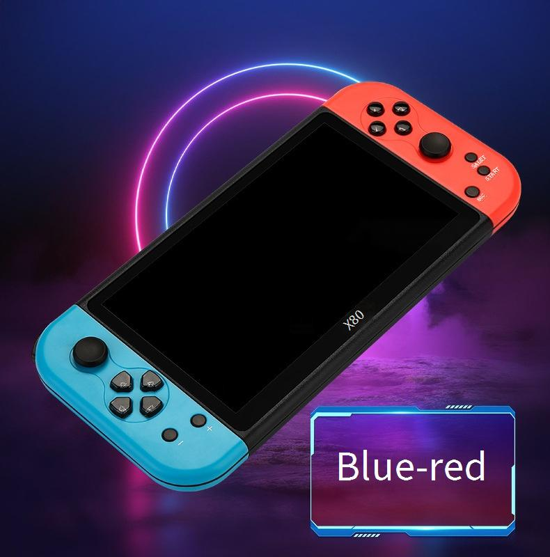 Video Game Consoles New Product 7 Inch Large Screen Handheld Game Console X80 Arcade PS1 Emulator HD Output PSP Handheld_voghion.com