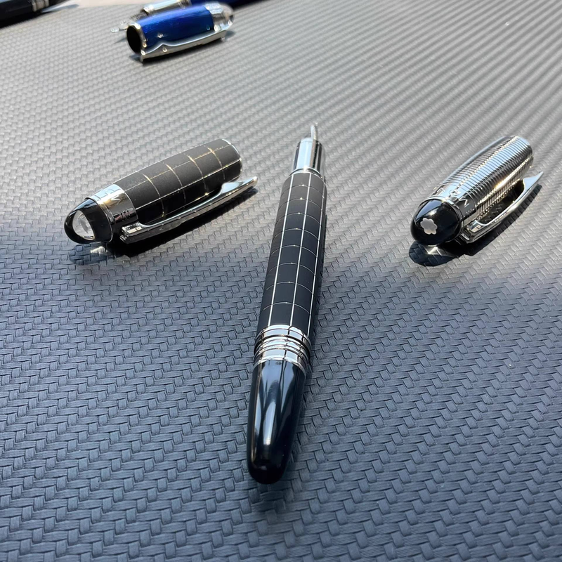 Grousshandel Grousshandel Luxus Monte Schwaarz Harz A Kristallstär Rollerball Pen / Kugelschreiwer / Füllfedern Geschäftsbüro Pabeierwaren Kaddo Mb003_voghion.com