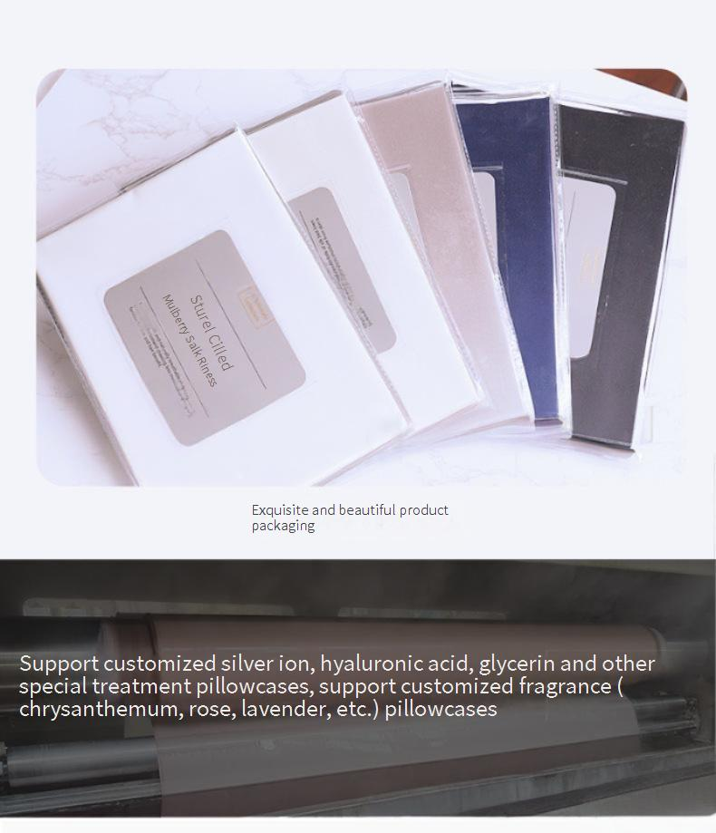 22 Momme Hyaluronic Acid Silk Pillowcase - Anti-Aging & Moisturizing For Hair & Skin Care Envelope Closure (Standard/Queen Size Classic Ivory)_voghion.com
