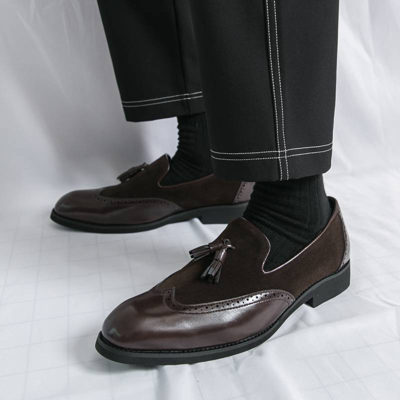 Shoes For Men Loafers Men Business British Wedding Social Leather Shoes Men’s Dress Shoes Leather Shoes Male_voghion.com