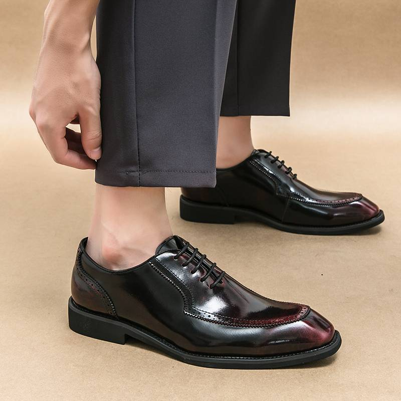 Newest Italian Oxford Shoes For Men Luxury Patent Leather Wedding Shoes Pointed Toe Dress Shoes Classic Derbies Plus Size 38-46_voghion.com