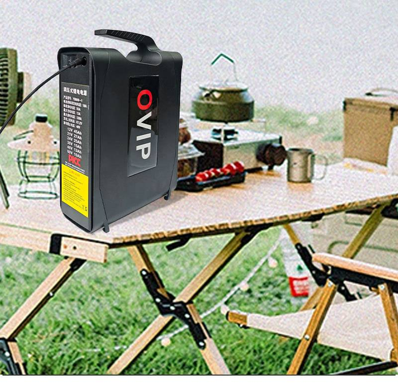Draagbaar lithium-batterij-energiestation - 60V oplaadbare voeding met hoge capaciteit voor doe-het-zelf, bouw, kamperen en buitenactiviteiten_voghion.com
