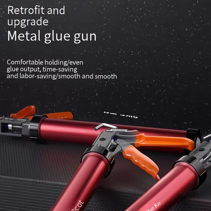 Pistola de calafateo profesional de 5 ejes con corte automático y sistema de cojinetes suaves: diseño ergonómico para una aplicación de sellador sin esfuerzo._voghion.com
