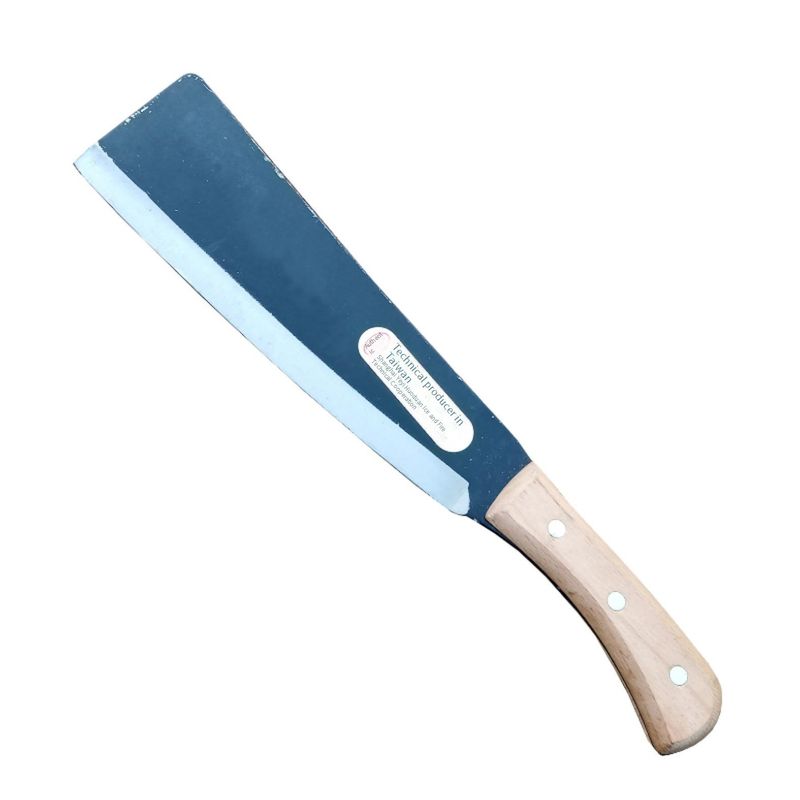 Machete professionale in acciaio al manganese per uso forestale, agricolo e all'aperto - Strumento robusto per tagliare la legna e disboscare con impugnatura ergonomica in legno_voghion.com