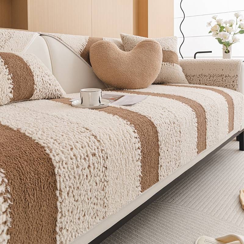 Plush Velvet Sofa Cushion Set – Non-Slip, Ultra-Soft Seat Pads For Sectional Couches (Black/Red/Grey/Green/Light Brown/Dark Brown)_voghion.com