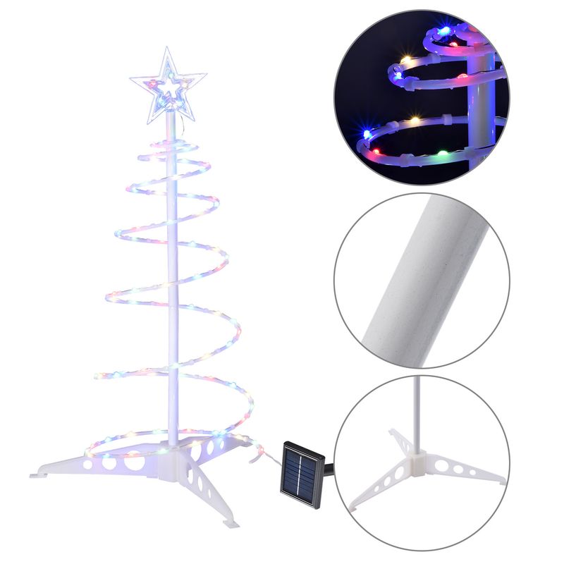 2FT Lighted Spiral Christmas Trees/RGBY_voghion.com