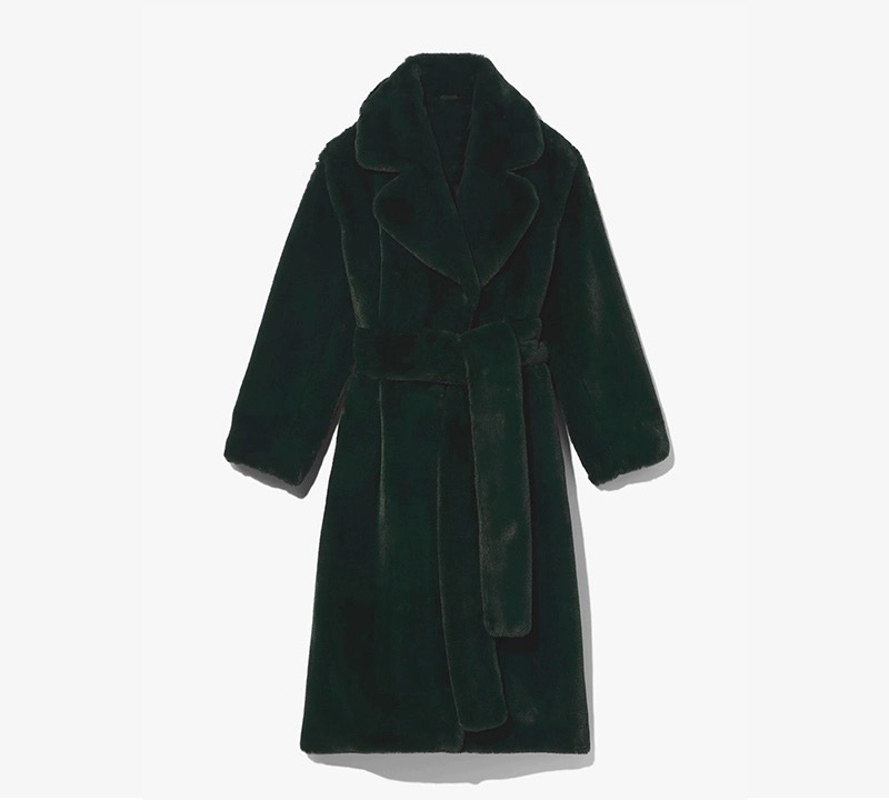 Women's Clothing Long Rabbit Fur Mink Imitation Fur Coat Thickened Coat Women's Slim Plush Coat_voghion.com