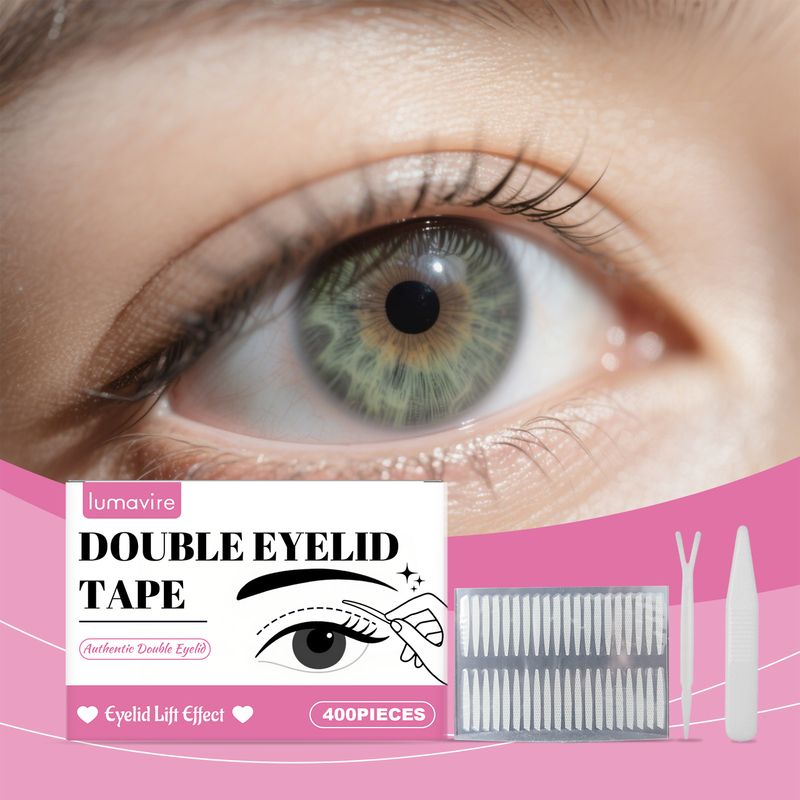 Lumavire Langanhaltendes, unsichtbares, atmungsaktives, kleberfreies Styling-Klebeband für große Augen, spurloses Doppellid-Klebeband_voghion.com