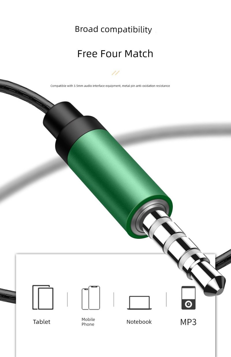 A03 Metal Listening Music Android Intelligent Call Wire Control_voghion.com