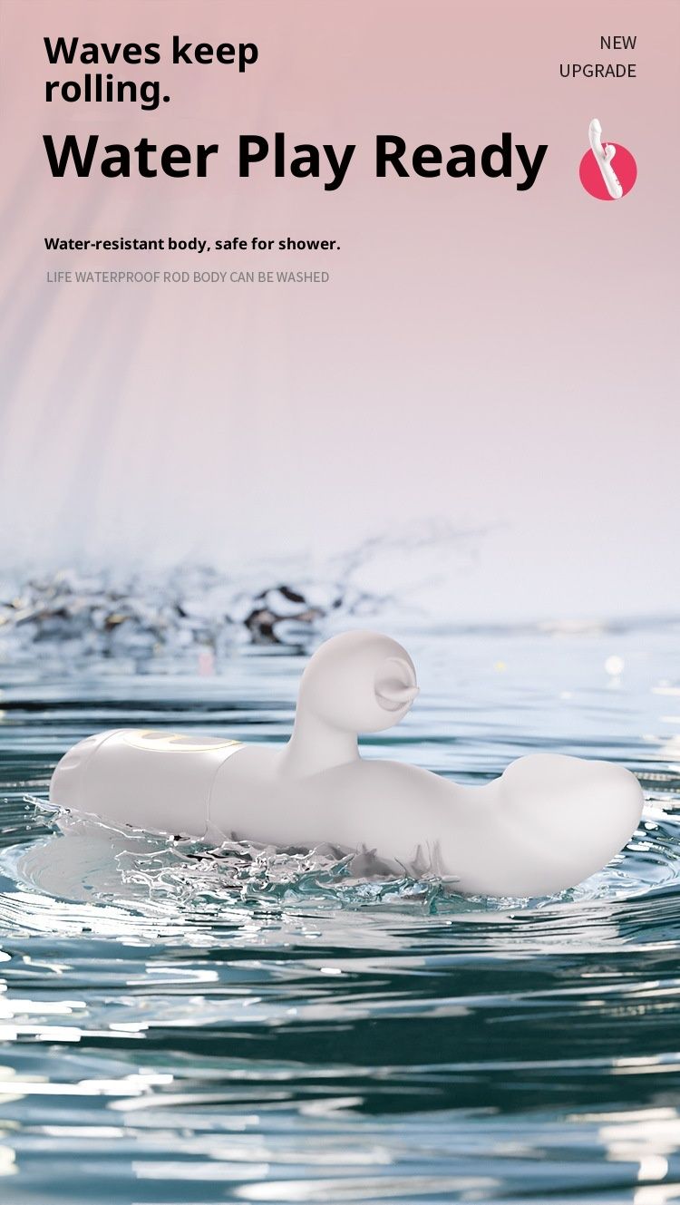 LuvBox Jiuai Love Sex Toy AV Massager F Femmes, Masturbateur vibrant puissant, Produits pour adultes, Double vibration clitoridienne_voghion.com