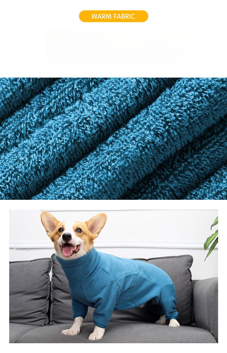 Hundekleidung mit Baumwollpolsterung - Große Hundekleidung für Herbst und Winter, dick und vollständig umwickelt_voghion.com