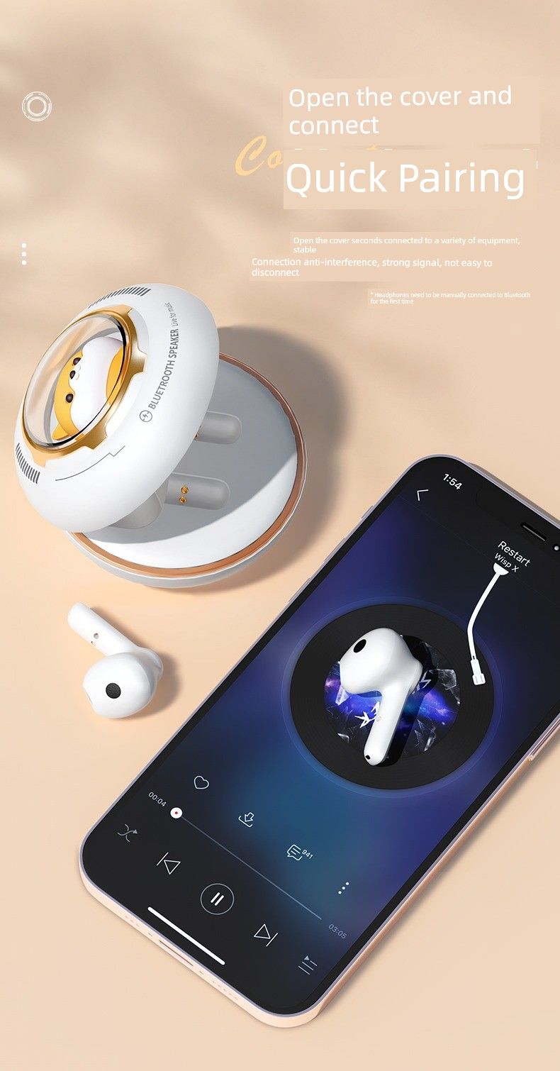 Fone de ouvido Bluetooth original e fofo para hamster, jogo com redução de ruído elegante, maratona de jogos, presente de baixa latência para homens e mulheres_voghion.com