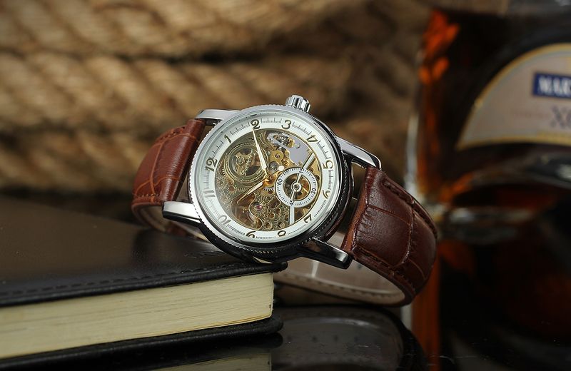 FORSINING Montres rétro pour hommes et femmes, étanches, automatiques et mécaniques_voghion.com