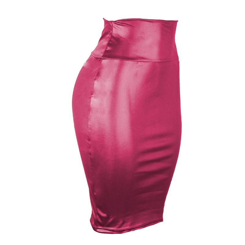 Gonna da donna gonna in similpelle gonna alla moda gonna sexy elastica a vita alta taglie forti_voghion.com