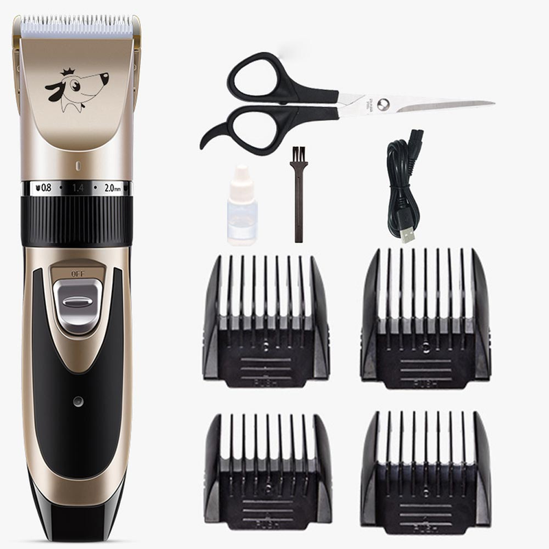 Pet Dog Hair Trimmer Animal Rechargeable Electrical Grooming Clippers Cat Cutter Machine Shaver Electric Scissor Clipper_voghion.com
