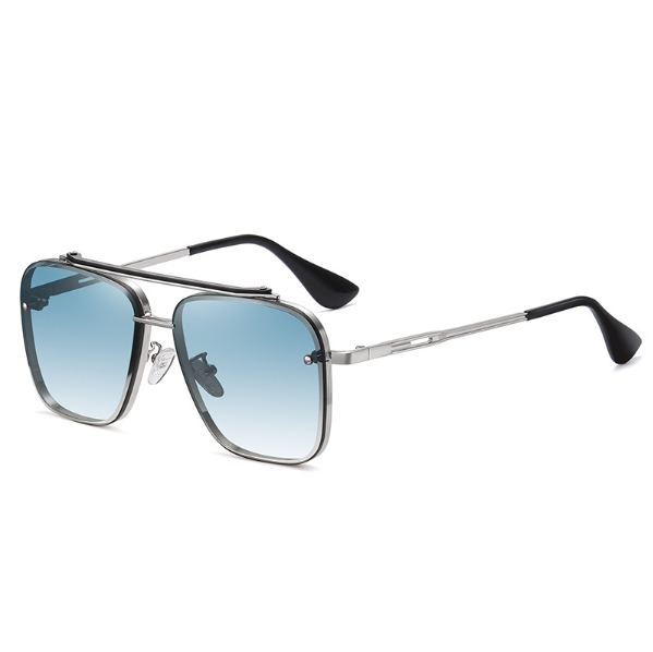 Sonnenbrillen für Herren, polarisierte Sonnenbrillen, klassische verspiegelte Sonnenbrillen für Herren, Metallrahmen, UV400-Schutz_voghion.com