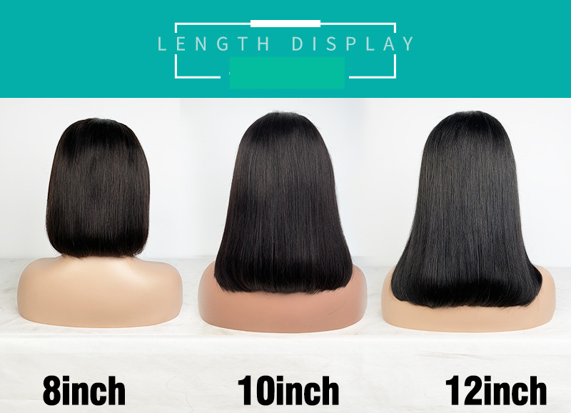 Parrucca da donna 2*6 Kim closure bob Copricapo Parrucca per capelli veri Parrucche per capelli umani_voghion.com