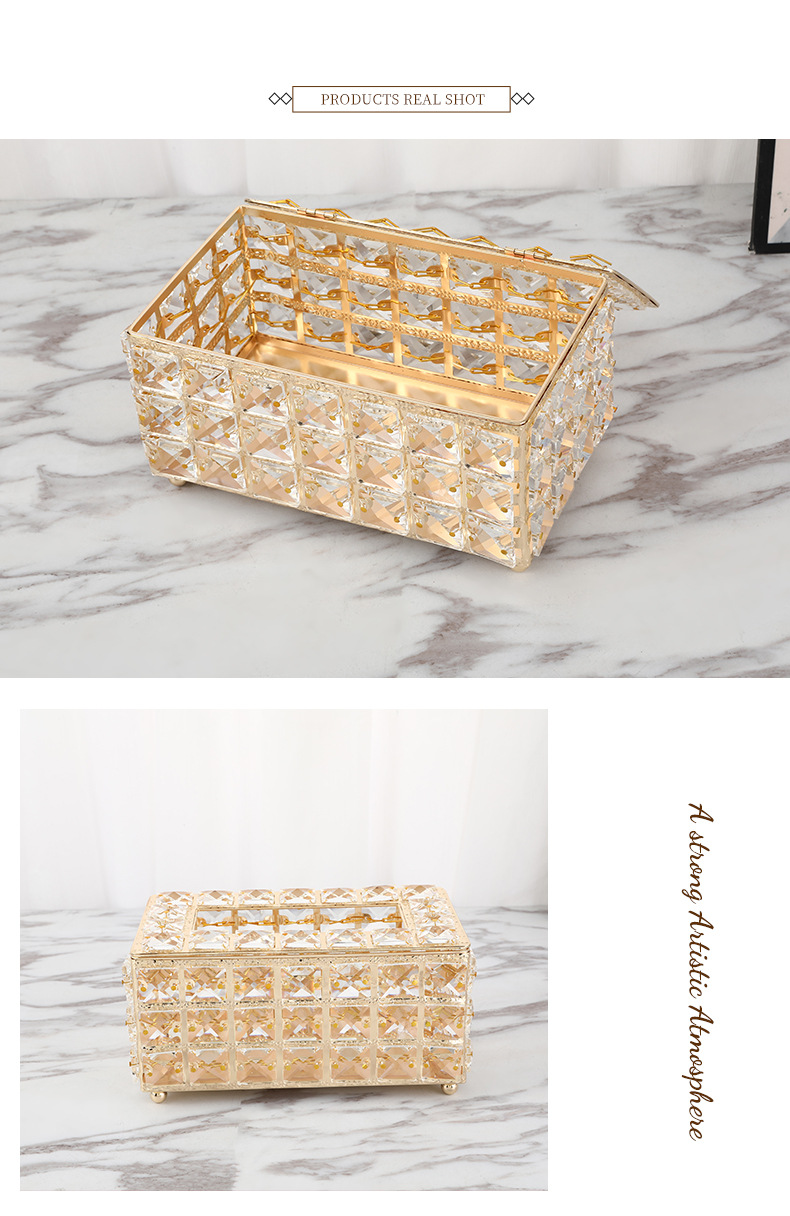Home Furniture tissue box creative living room tissue box modern Nordic home napkin box_voghion.com