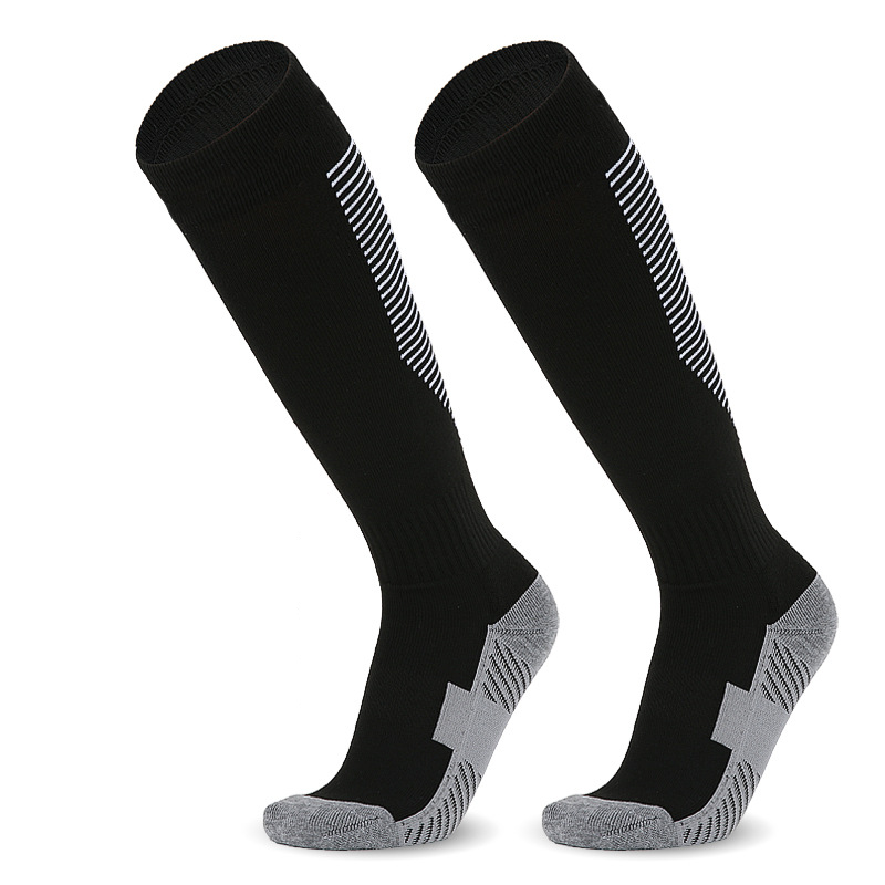 Soccer Socks Frotteesocken, rutschfeste Fußball-Sportsocken für Grund- und weiterführende Schulen_voghion.com
