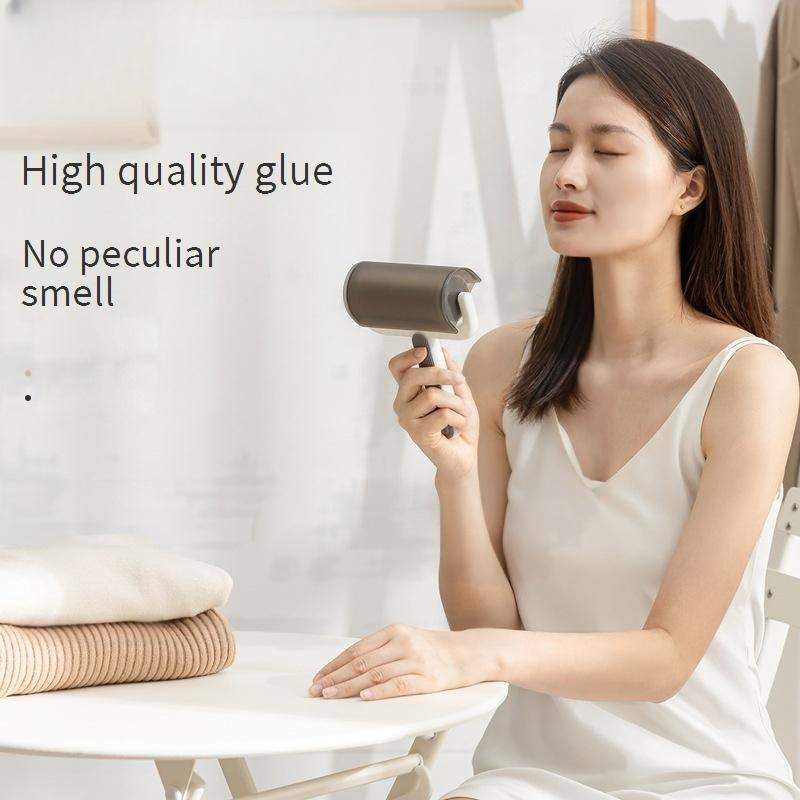 Self-Adhesive Lint Roller For Clothes & Pet Hair - Large Sticky Roller With Diagonal Tear Sheets (Strong Adhesive 60 Sheets/Roll)_voghion.com