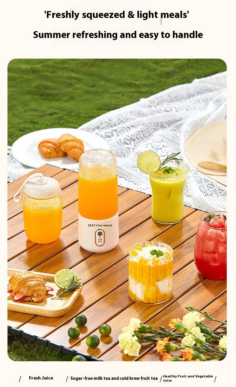 Taşınabilir Elektrikli Meyve Sıkacağı - Smoothie'ler İçin Şarj Edilebilir Çalkalayıcı Blender, Özelleştirilebilir Tasarım_voghion.com