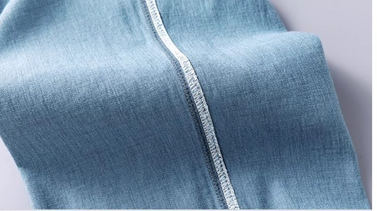 Jeansshorts aus Eisseide für Herren – leichtes Tencel-Gewebe, amerikanischer Retro-Workwear-Stil, atmungsaktive Sommer-Freizeitshorts_voghion.com