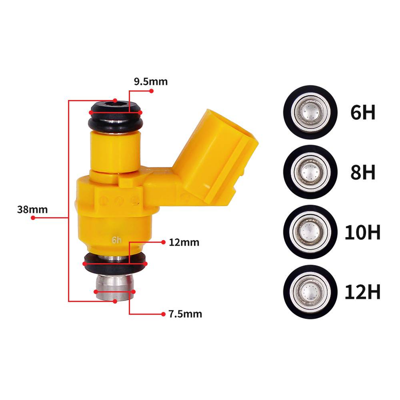 Fuel Injector For YAMAHA MIO125 M3 YAMAHA AEROX155 YAMAHA Y15ZR(V2)/NVX155 YAMAHA TTX FINO I MIO 125 I XMAX R15 EXCITER150(V2) Fuel Injector Nozzle_voghion.com