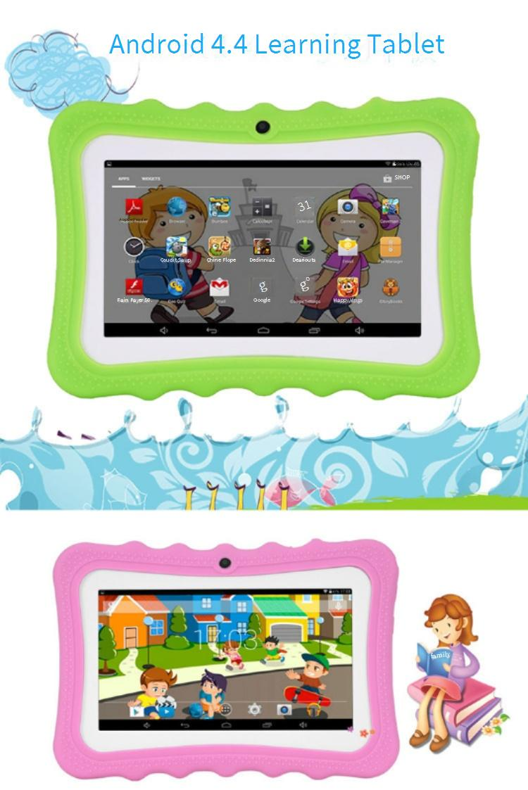 7-Zoll-Lerntablet für Kinder mit Android-Betriebssystem, 2 GB RAM, 8 GB Speicher, Bluetooth, GPS, Kindersicherung, Lern-Apps – Blau_voghion.com