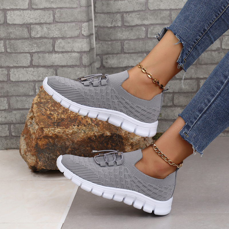 Spring Autumn New Versatile Sports Casual Fashionable And Comfortable Single Women's Large Shoes_voghion.com