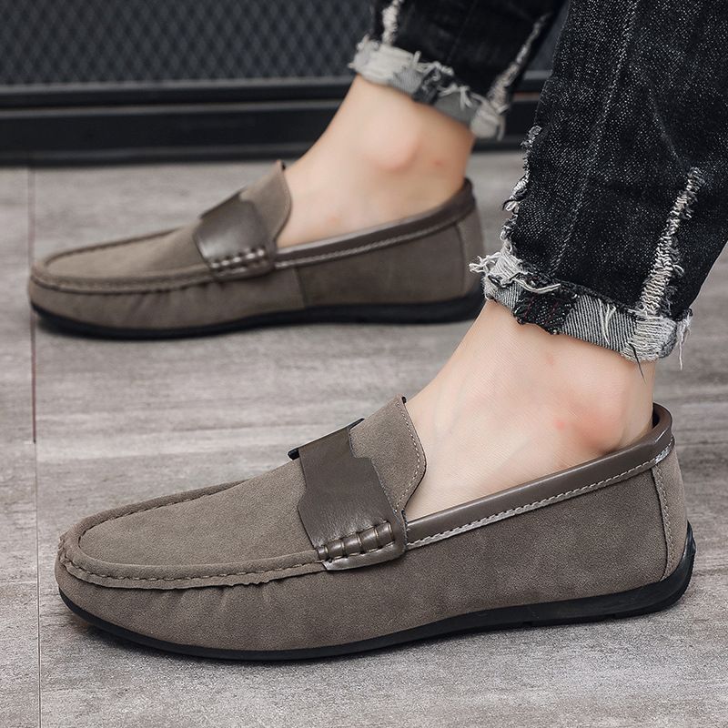 Fréijoer a Summer Nei Bounen fir atmungsaktiv liicht Stoff Trendy Féissbedeckung Fuerschong mat mëller Sohle fir Hären_voghion.com