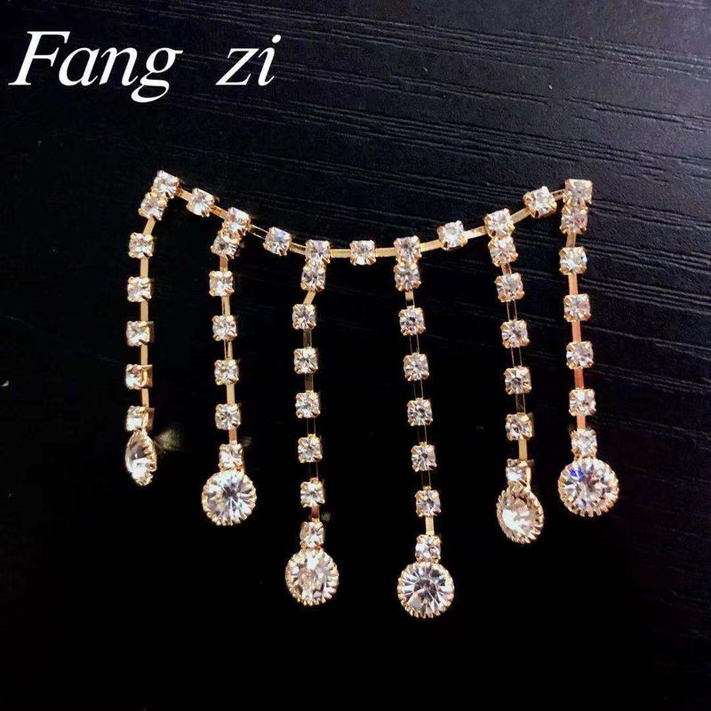 Augenmaske mit Strassquaste für Damen, Bohemian-Stil, übertriebene Persönlichkeit, vielseitiges Zubehör, Augenmaske_voghion.com