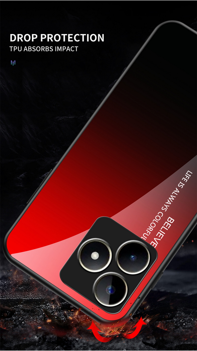 Gradiënt Gehard Glas Bescherm Case voor Realme C53 C55 C33 C35 C31 C30 C30S C15 C11 GT Neo 5 3T GT 3 2 Pro Master_voghion.com