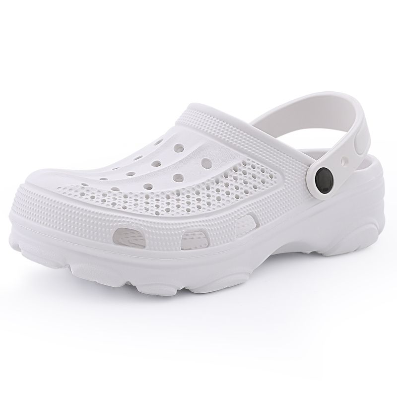 Bebealy Men Hole Clogs Slippers Men Garden Shoes For Men Arch Support Slides Summer Fashion Beach Slippers Non-slip EVA Slippers_voghion.com