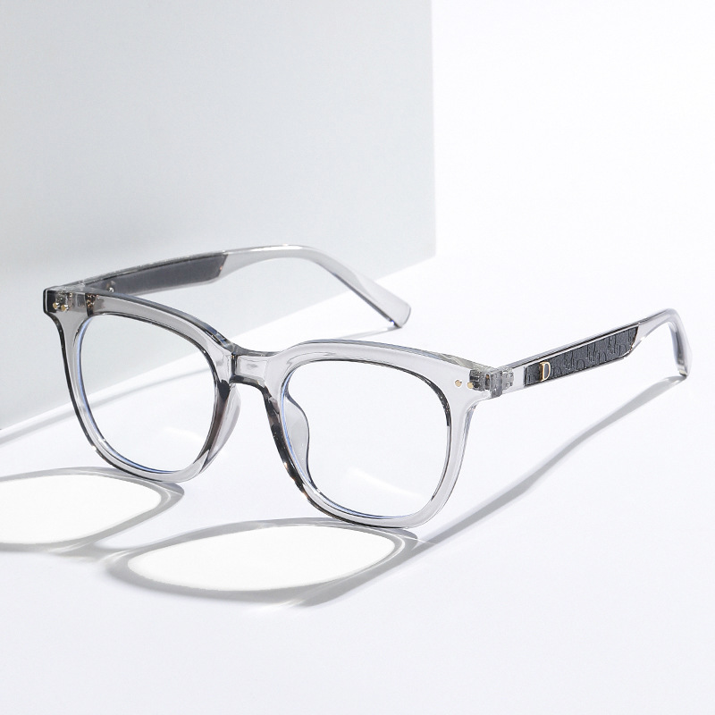 2023 New Fashion Flat Mirror TR90 Anti Blue Light Glasögon kan utrustas med glasögonbåge för närsynta studenter och_voghion.com