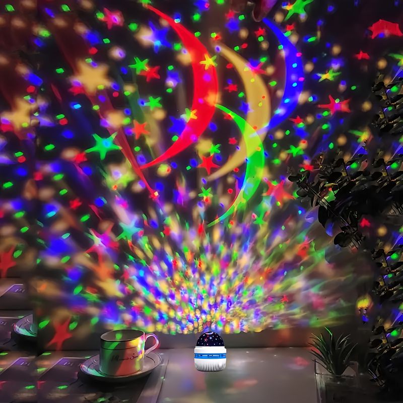 Starry Sky Projection Water Ripple Aurora Borealis USB Bedhead Atmosphere Bedroom LED Luminous Night Light_voghion.com