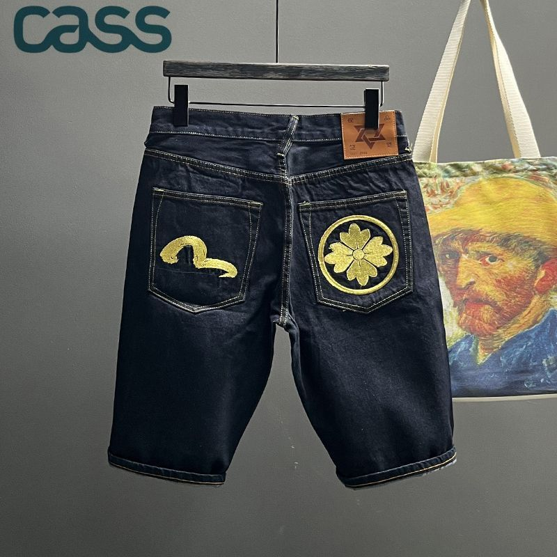 bomull anpassad Ny stil sommarbroderi Denim designerjeans Ripped Casual Cut UP Jeans shorts byxor för854_voghion.com