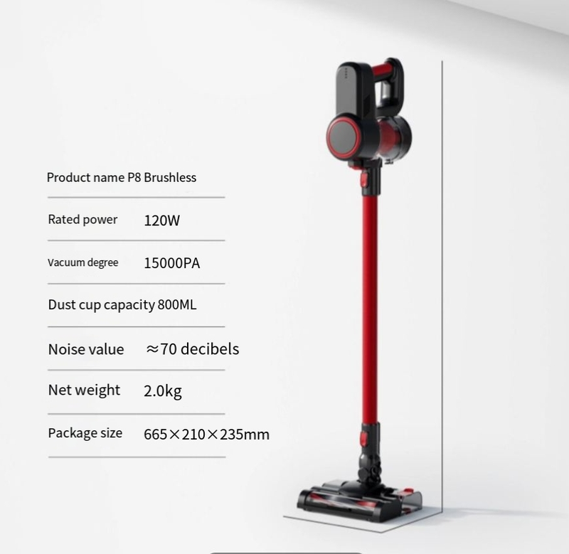 Vacuum Cleaner Household Brushless Motor Large Suction Carpet Dust Removal Mite Vertical Vacuum Cleaner Suction Drag One_voghion.com
