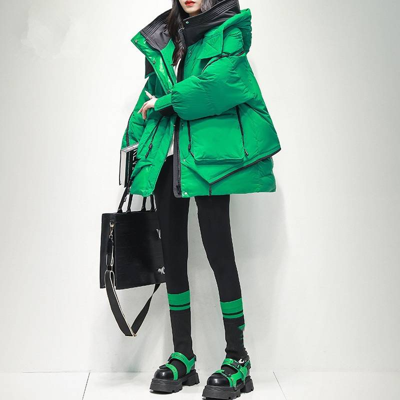 Women's Clothing winter new popular small size white duck Warm jacket jacket_voghion.com