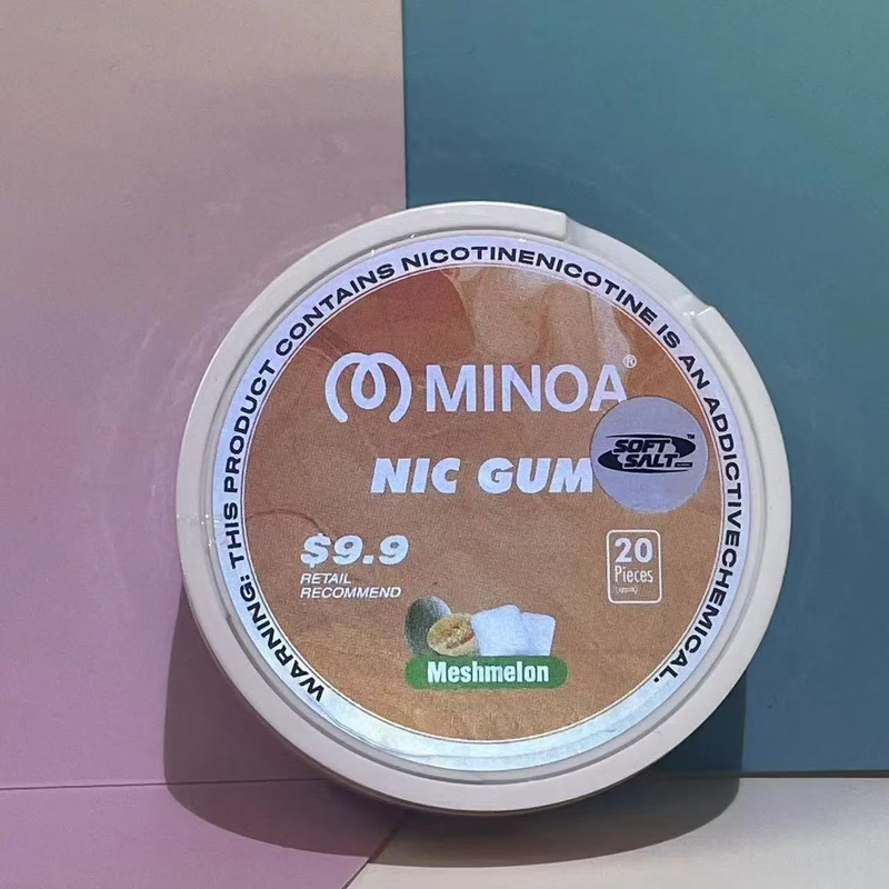 2025 New Minoa Nicorette Nic Gum 20 Pieces Per Can For Quit Nicotine_voghion.com